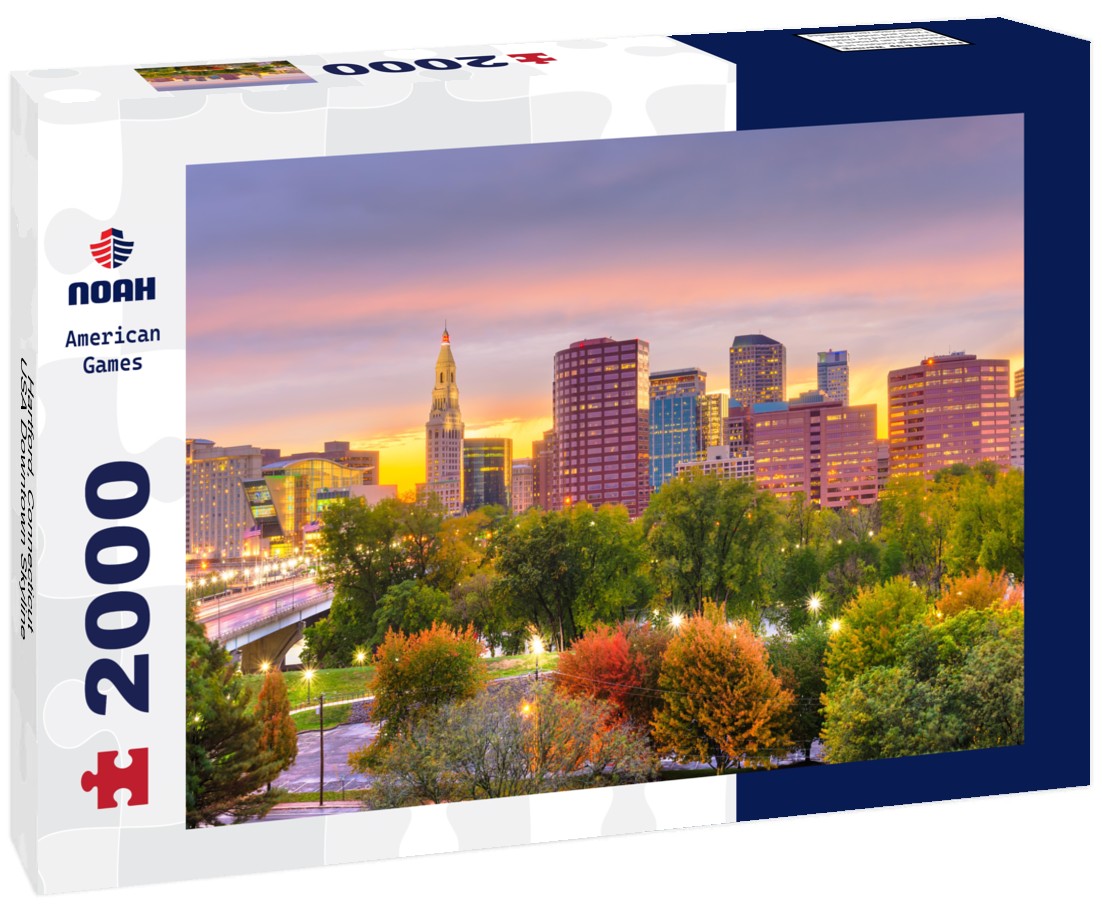 Hartford, Connecticut, USA Downtown Skyline 2000pc Puzzle