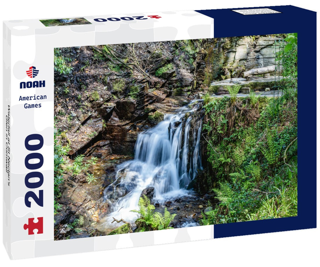 Waterfall at St Nectan's Glen in Cornwall 2000pc Puzzle