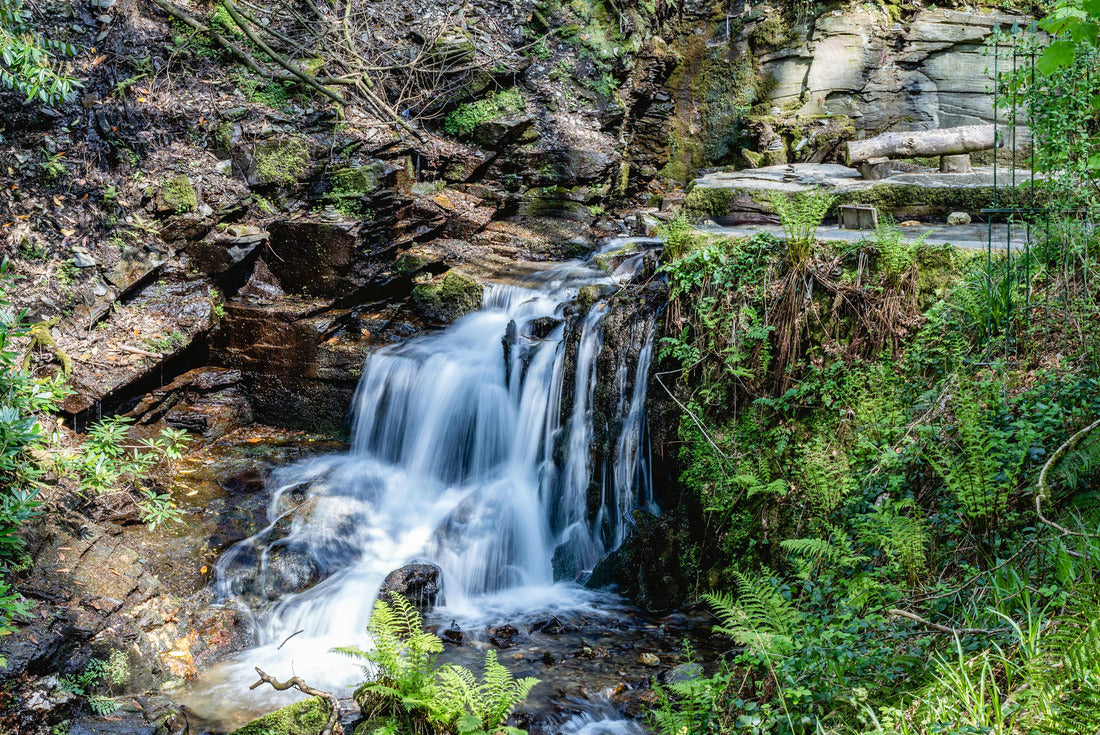Waterfall at St Nectan's Glen in Cornwall 2000pc Puzzle