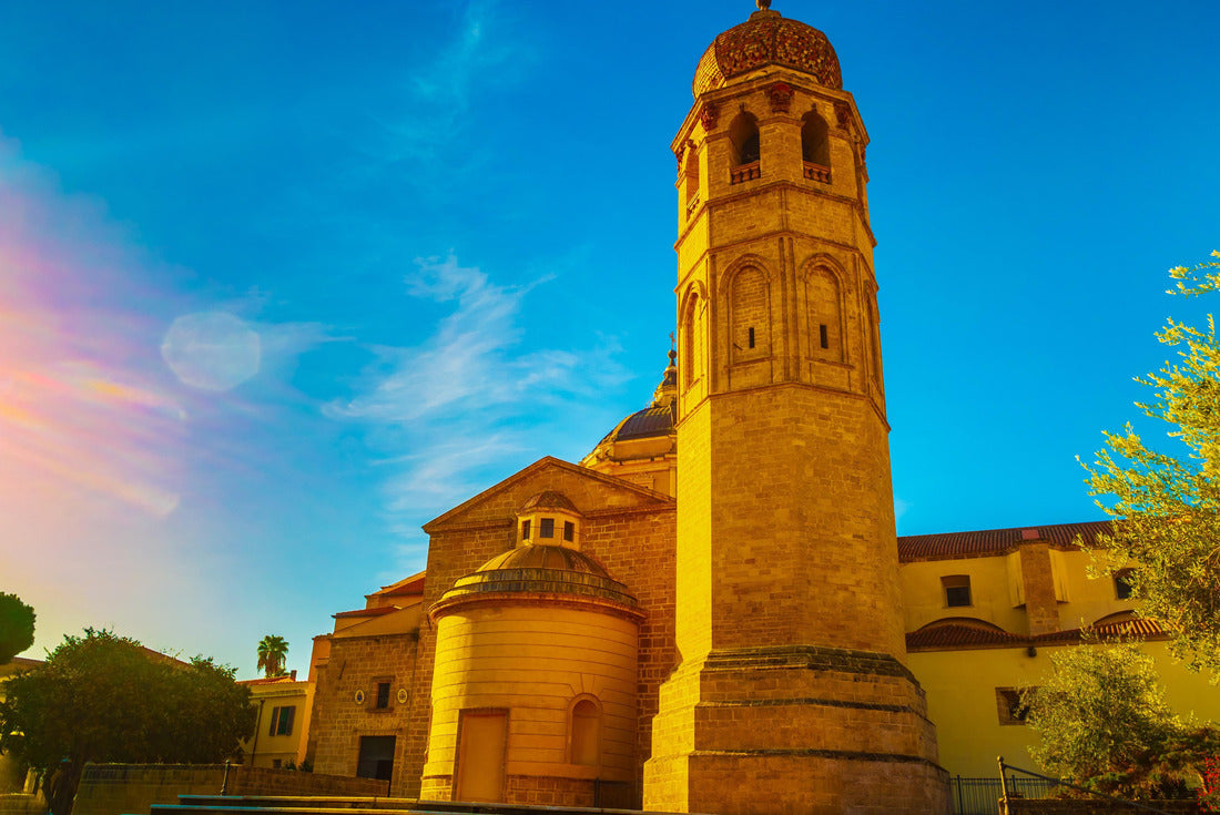 Cathedral of Santa Maria Assunta in Oristano. It is built in the Baroque style and is located in the historic center of the city. Sardinia, Italy 2000pc Puzzle