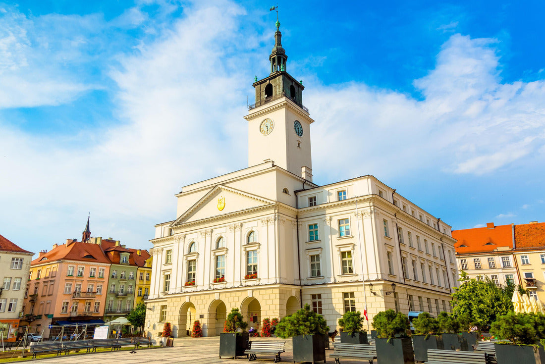 Old town square with town hall in city of Kalisz, Poland 2000pc Puzzle