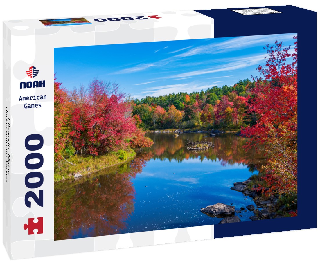 Ellsworth, Maine, during autumn leaves 2000pc Puzzle