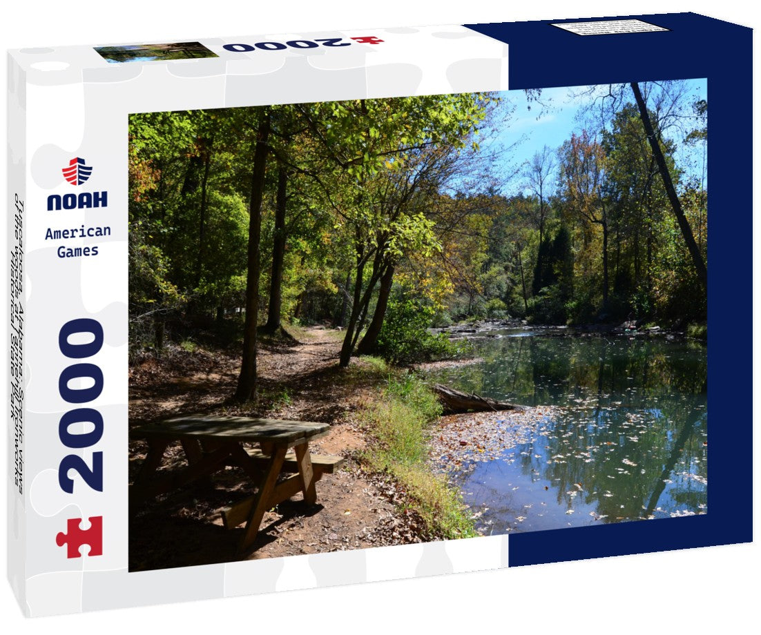 Tuscaloosa, Alabama: Scenic views of the woods at Tannehill Ironworks Historical State Park 2000pc Puzzle