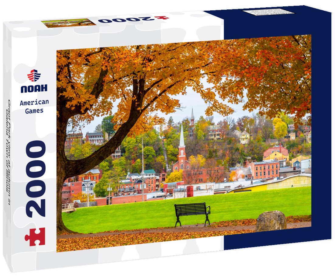 Grant Park view at autumn in Galena Town of Illinois 2000pc Puzzle