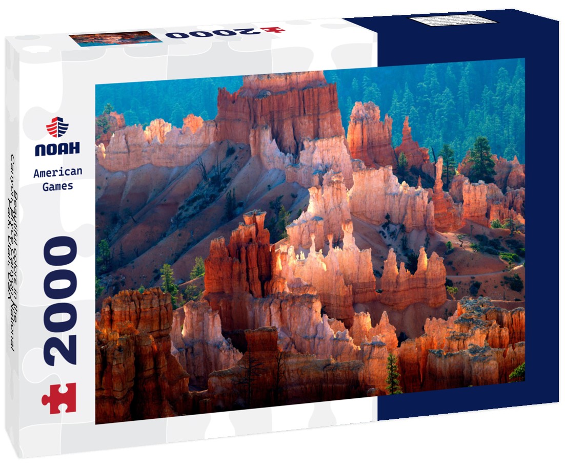 Beautiful colors in the Canyon, Bryce Canyon National Park, Utah, USA 2000pc Puzzle