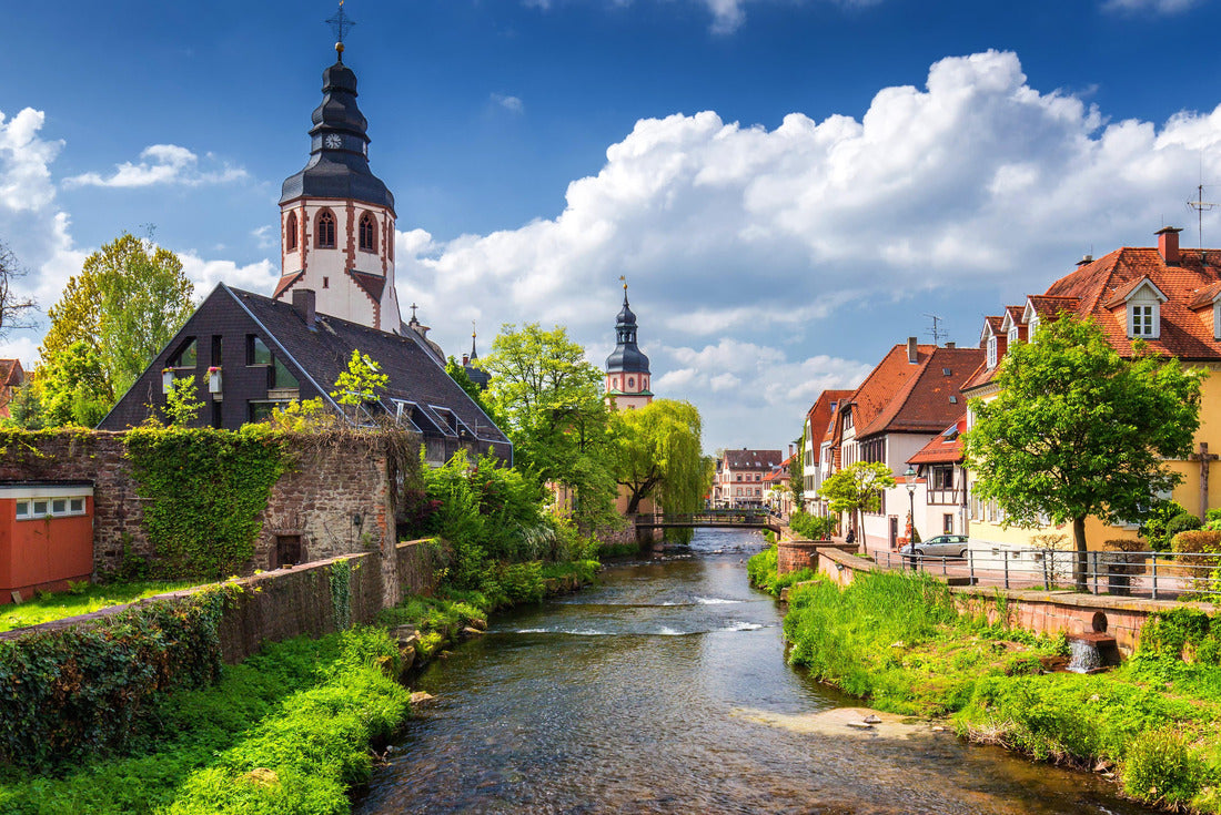 Urban landscape at the Alb in Ettlingen, Black Forest, Baden-Württemberg, Germany, Europe 2000pc Puzzle