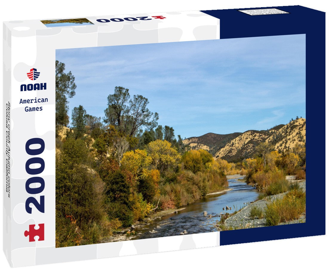 Stony creek Autumn colors Colusa County California 2000pc Puzzle