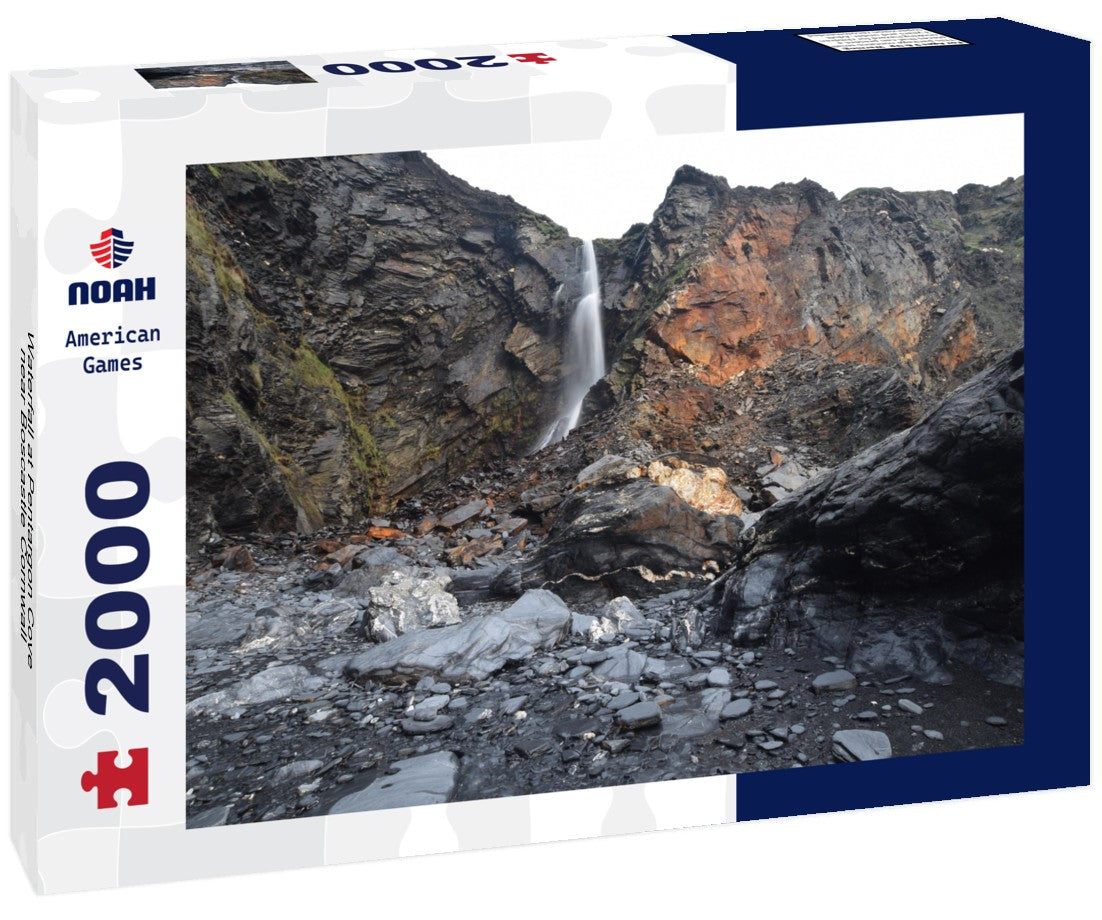 Waterfall at Pentargon Cove near Boscastle Cornwall 2000pc Puzzle