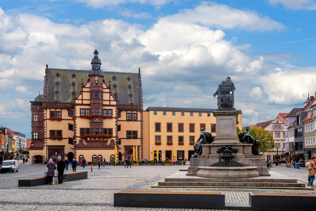 Market and City hall in Schweinfurt, Bavaria, Germany 2000pc Puzzle