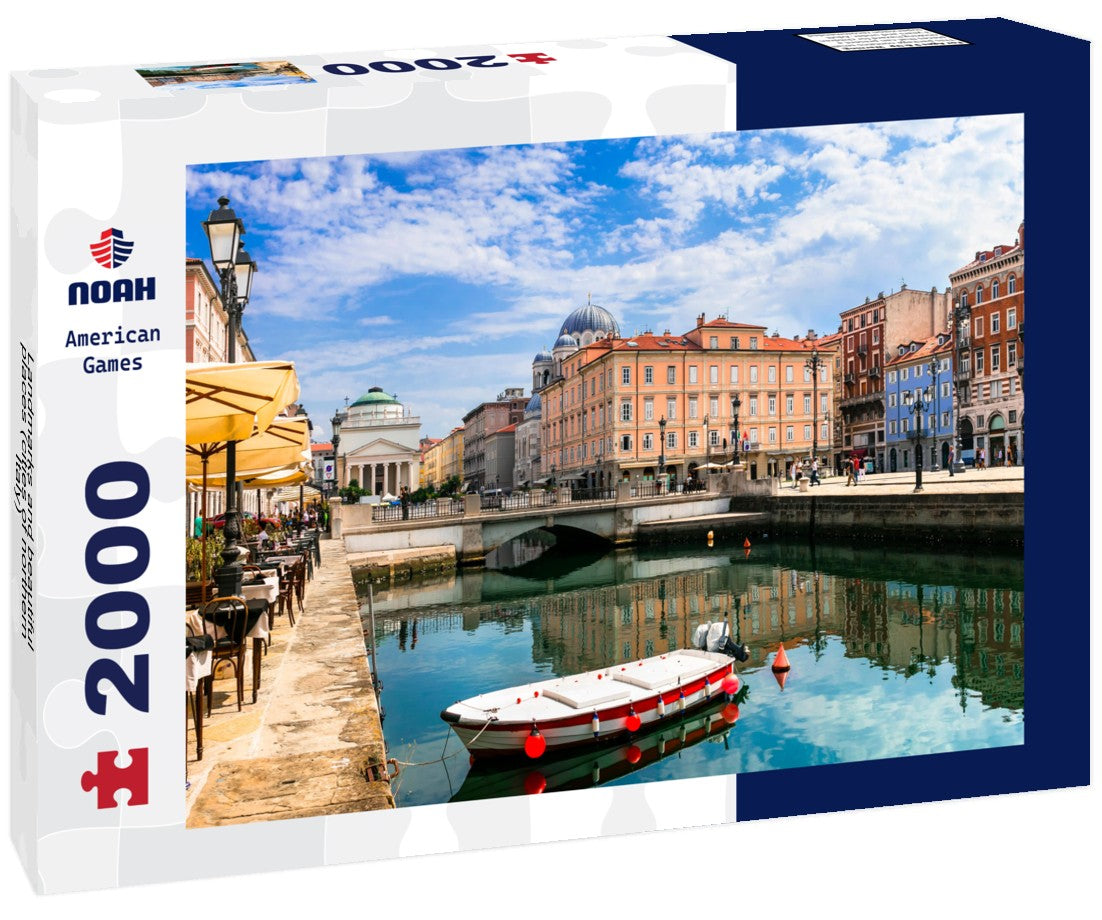 Landmarks and beautiful places (cities of northern Italy) - elegant city of Trieste 2000pc Puzzle