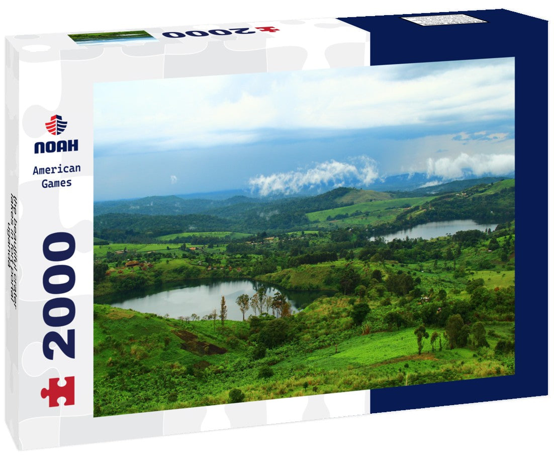 the beautiful crater lakes in fort portal uganda 2000pc Puzzle