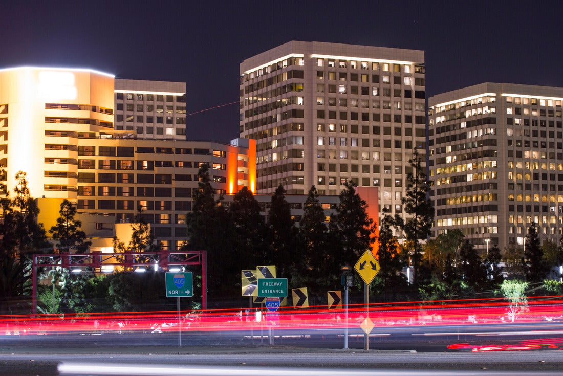 Night view of Irvine, California skyline 2000pc Puzzle
