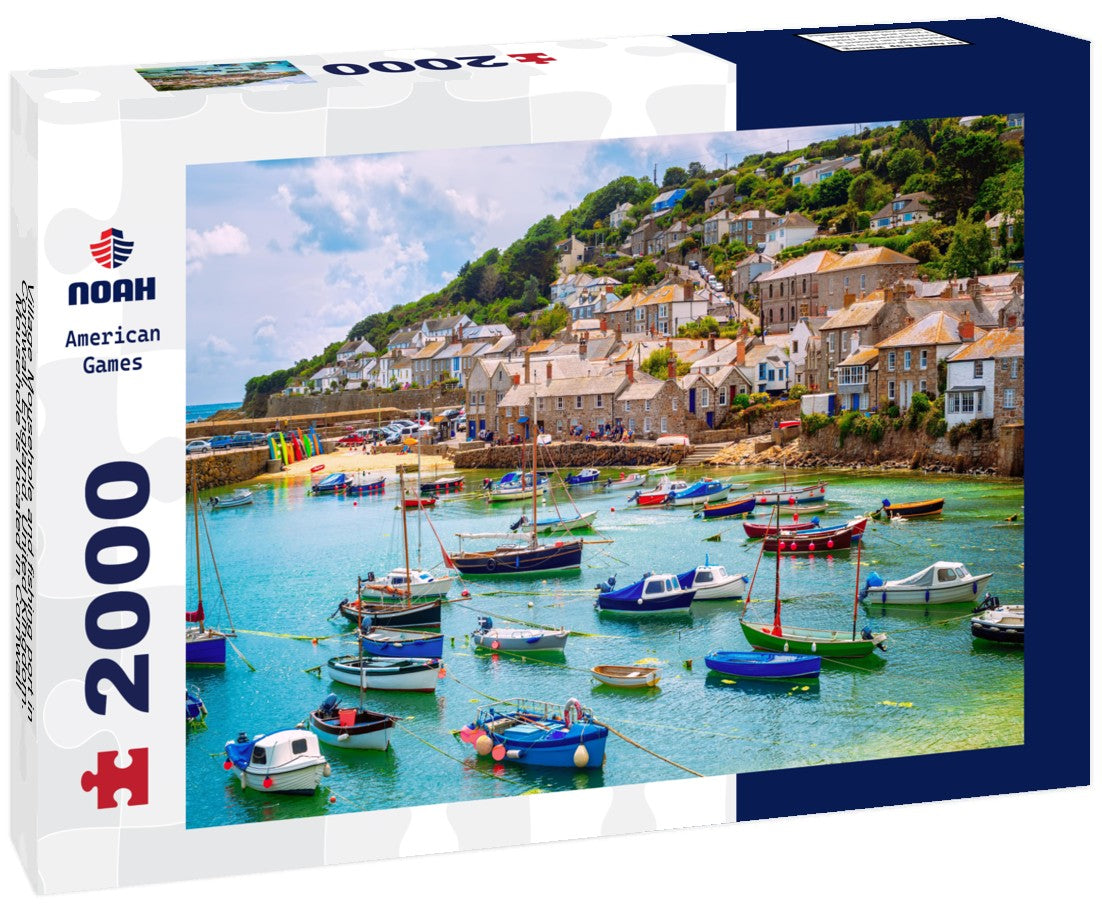 Village Mousehole and fishing port in Cornwall, England, United Kingdom. Mousehole is located in Cornwall 2000pc Puzzle
