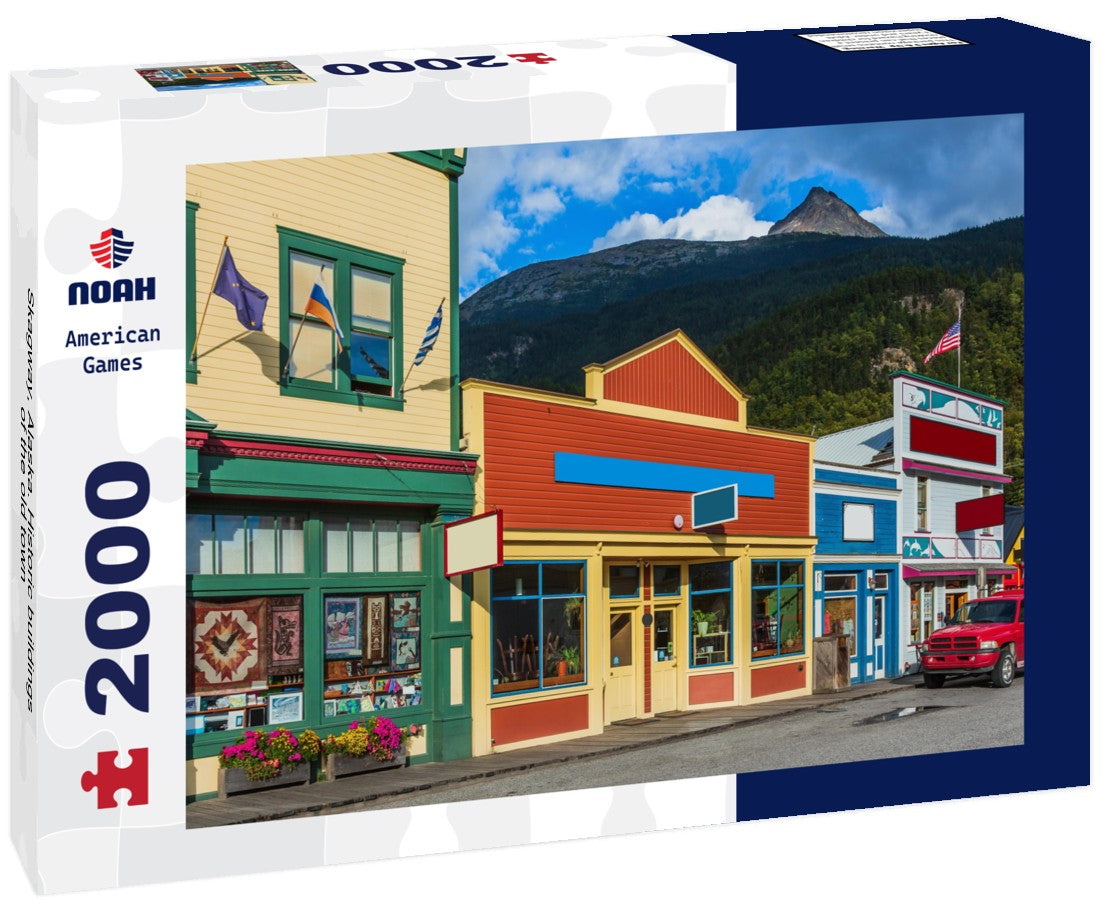 Skagway, Alaska. Historic buildings of the old town 2000pc Puzzle