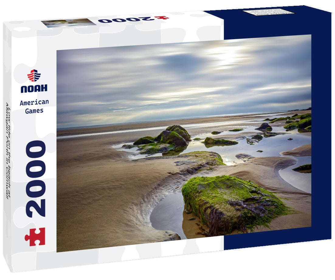 Low tide on the beach at Mawgan Porth in Cornwall 2000pc Puzzle