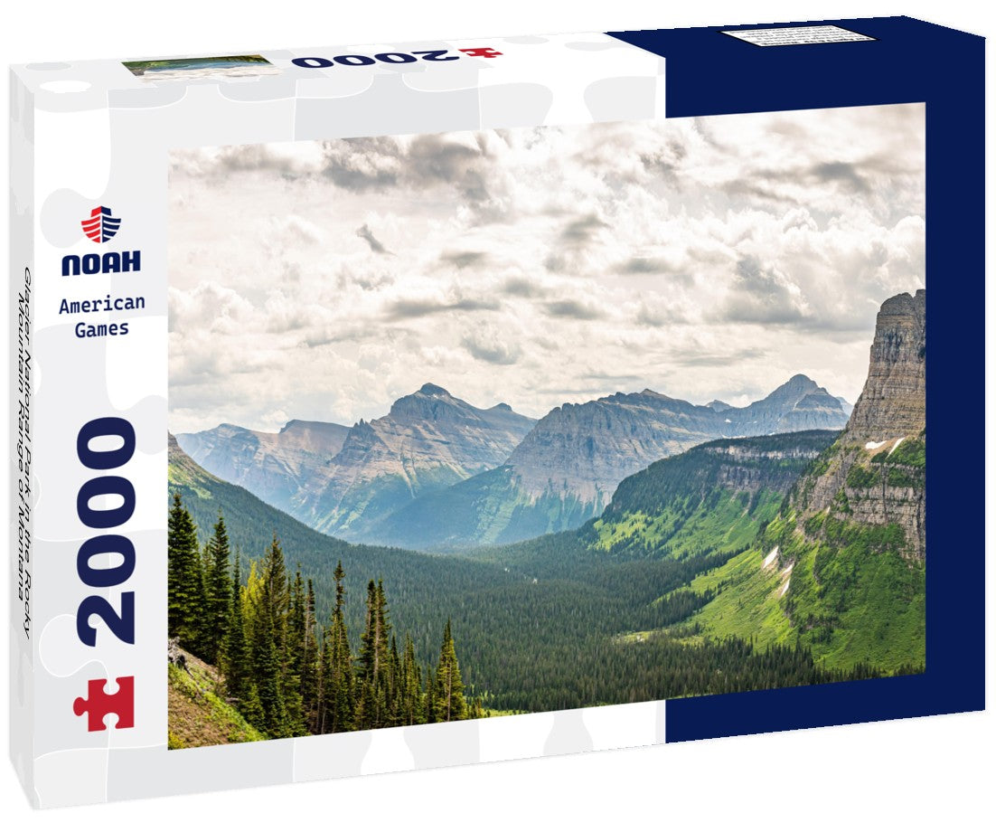 Noah Jigsaw Puzzle Glacier National Park in the Rocky Mountain Range of Montana 2000 pieces