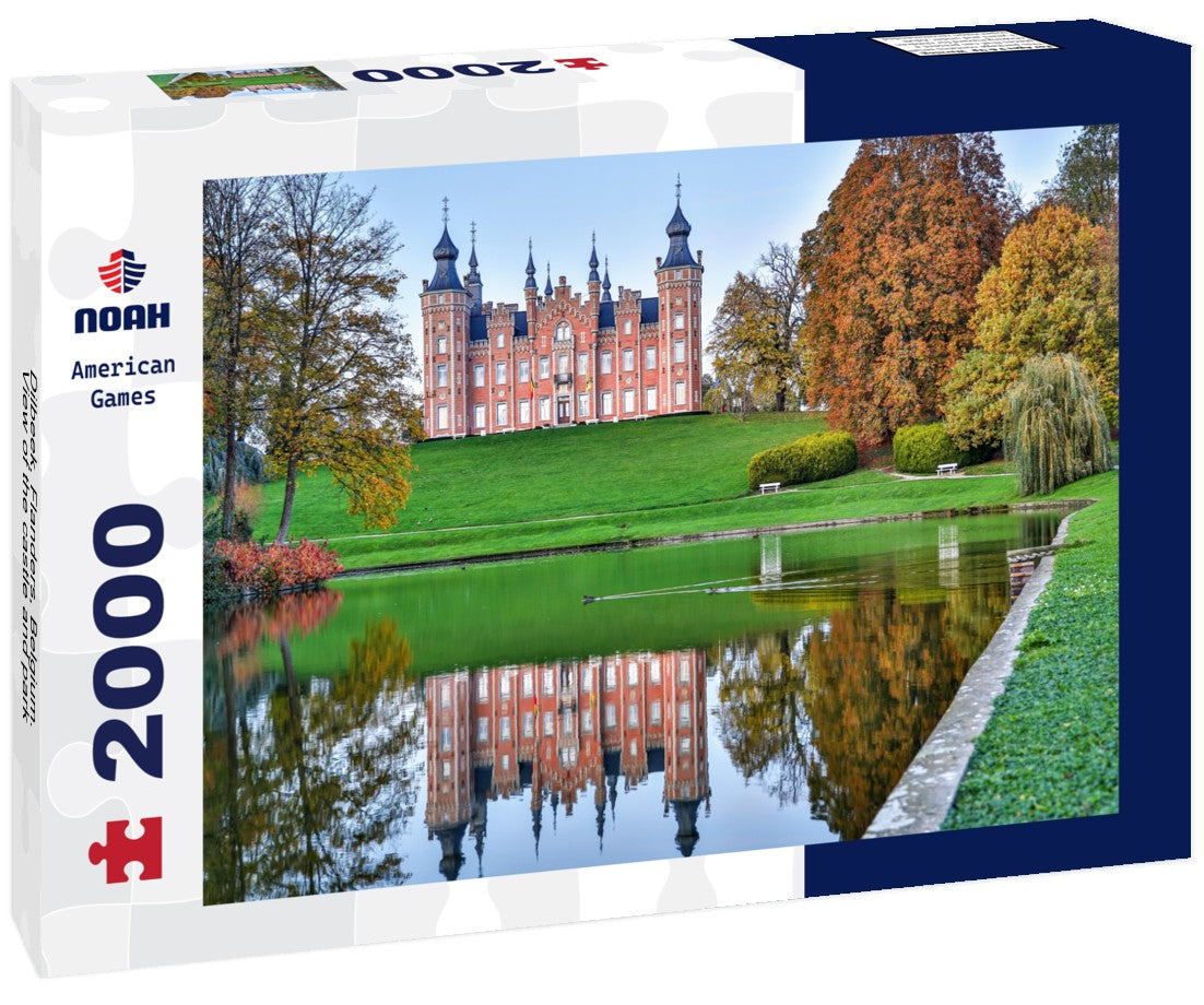 Dilbeek, Flanders, Belgium. View of the castle and park 2000pc Puzzle