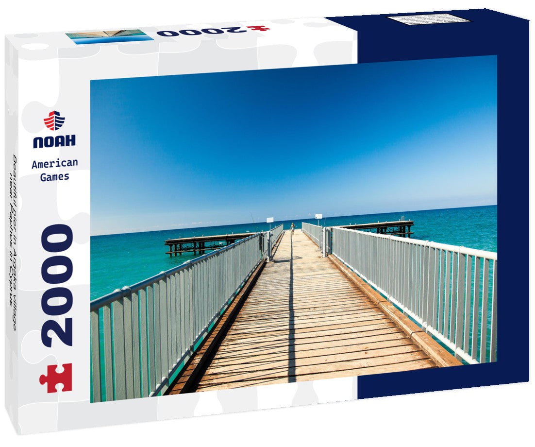 Beautiful pier in Argaka village near Paphos in Cyprus 2000pc Puzzle