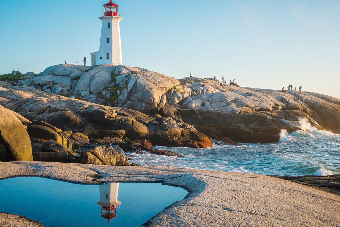 Peggy's Cove: Nova Scotia landscape. Lighthouse reflection 2000pc Puzzle