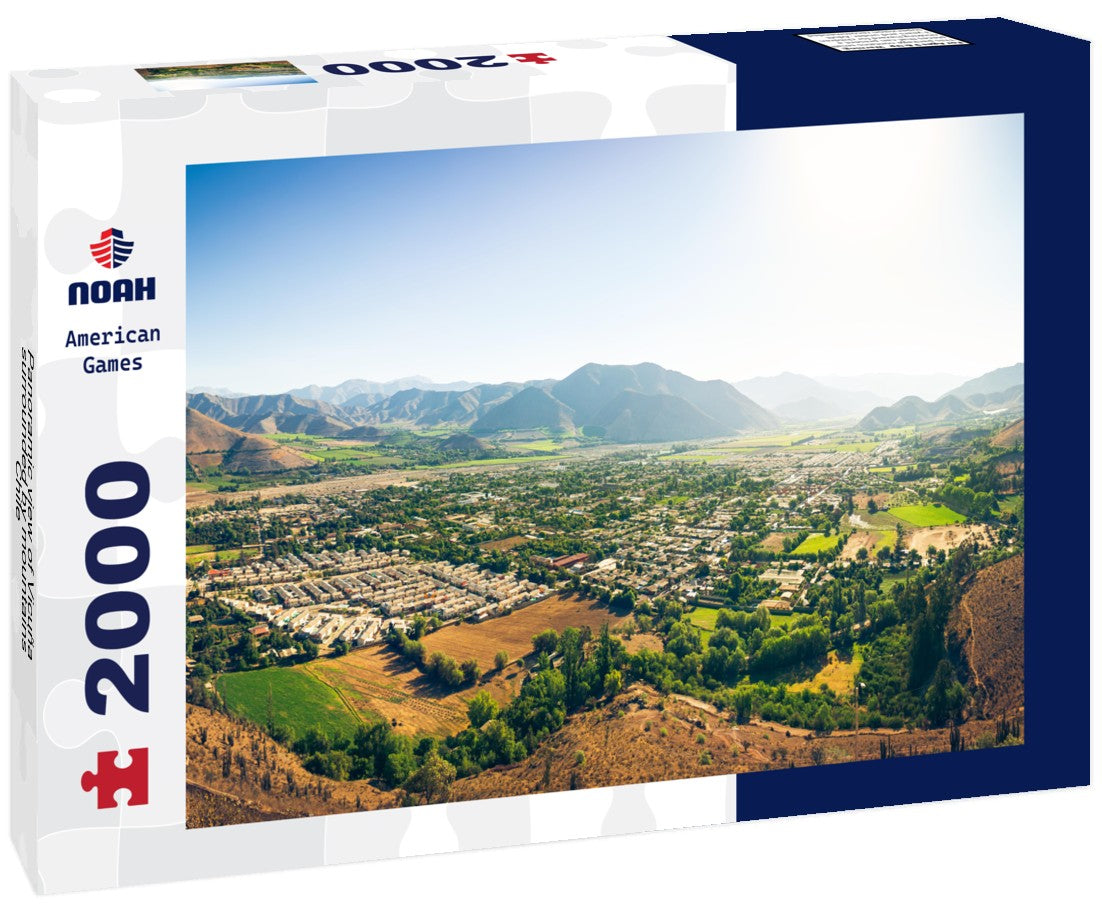 Vicuña, surrounded by mountains, Chile 2000pc Puzzle