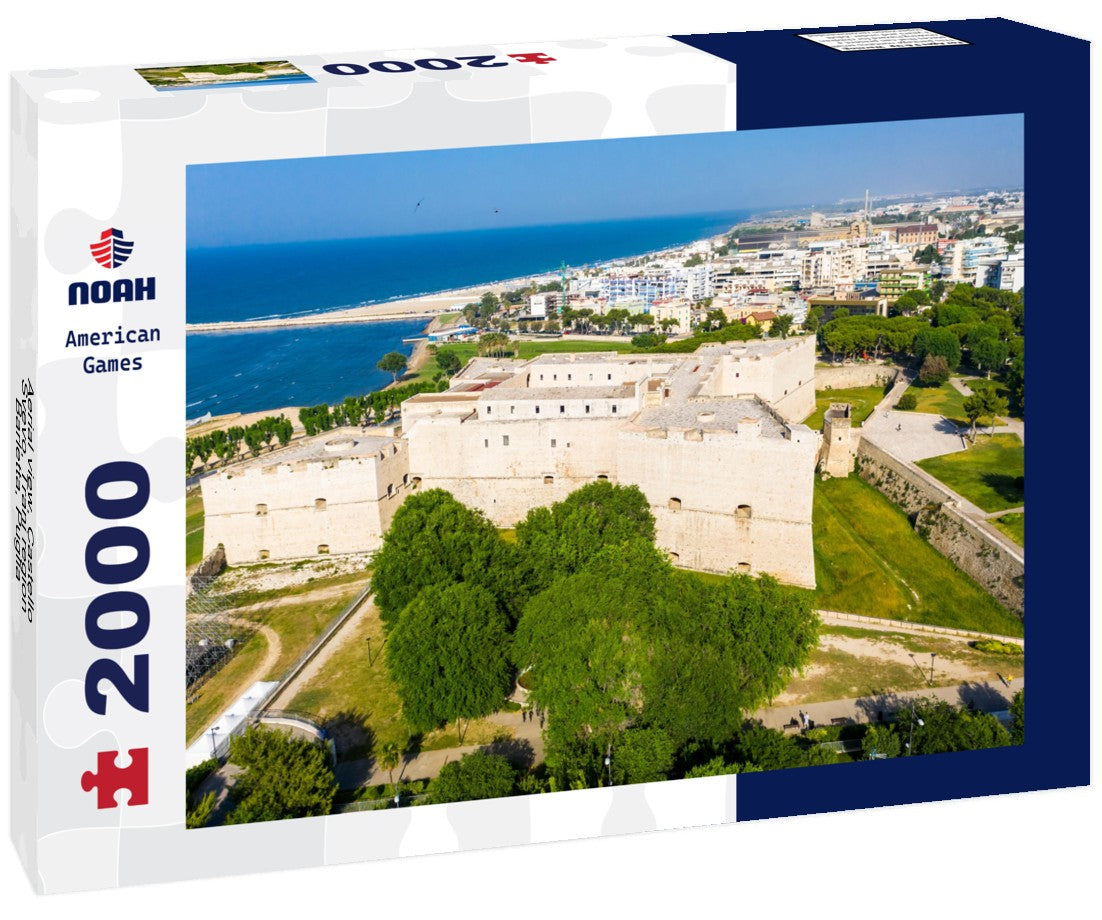 Aerial view, Castello Svevo, Trani region, Barletta, Puglia, Italy 2000pc Puzzle