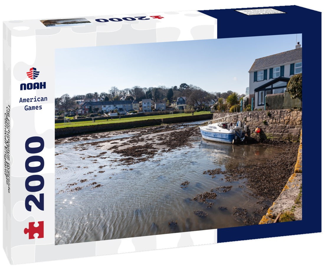 The picturesque riverside village of Mylor Bridge Cornwall England 2000pc Puzzle