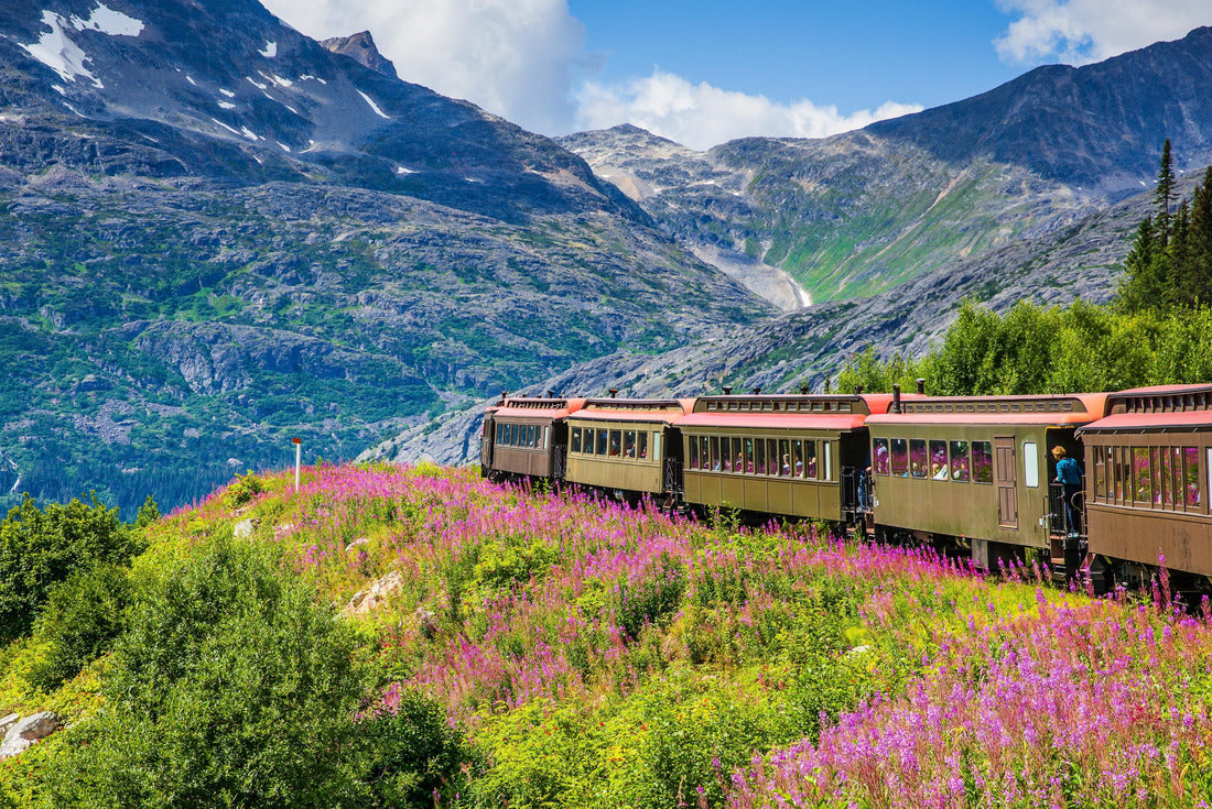 Skagway, Alaska. The picturesque White Pass & Yukon Route Railroad 2000pc Puzzle