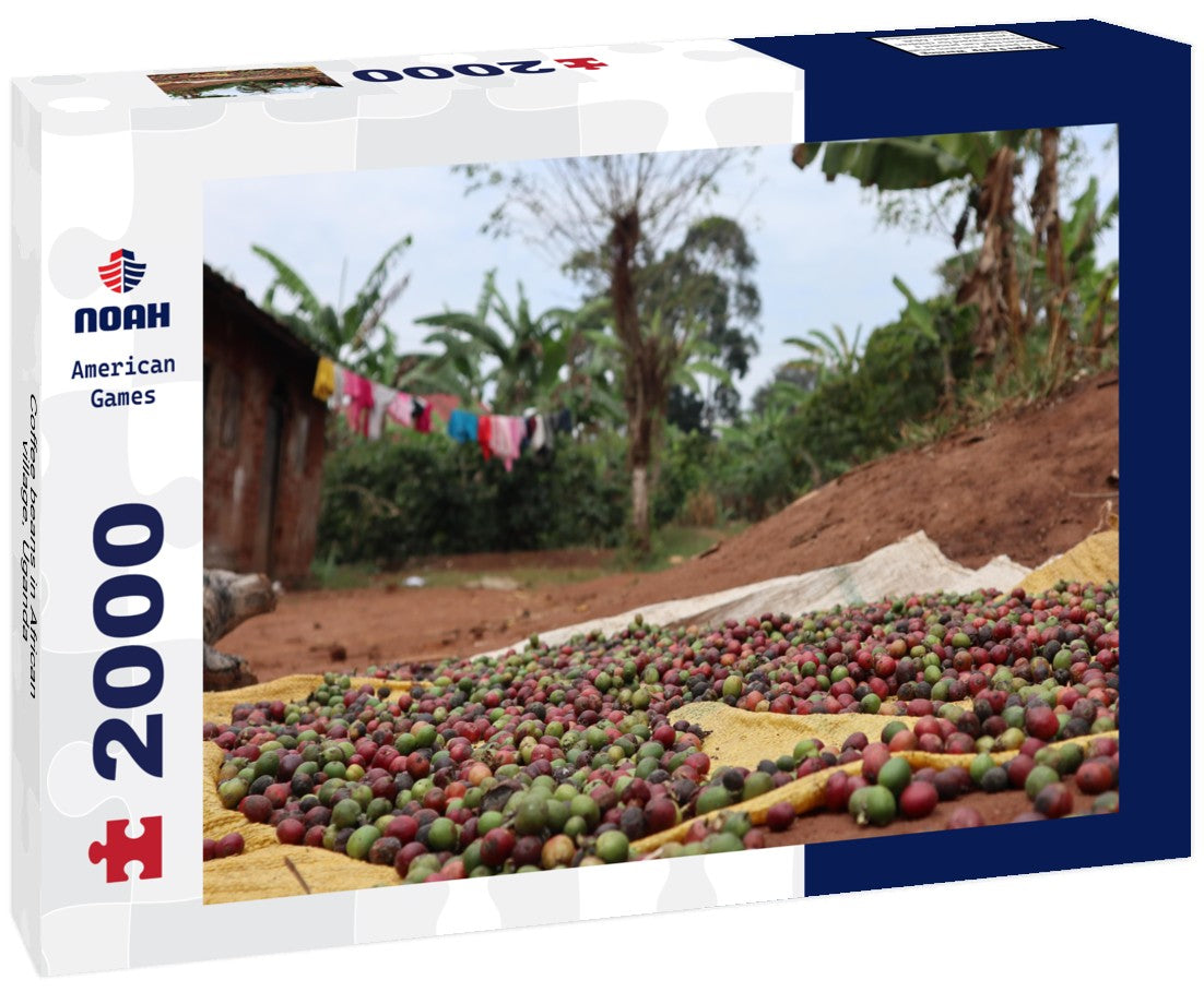 Noah Jigsaw Puzzle Coffee beans in African village, Uganda 2000 pieces