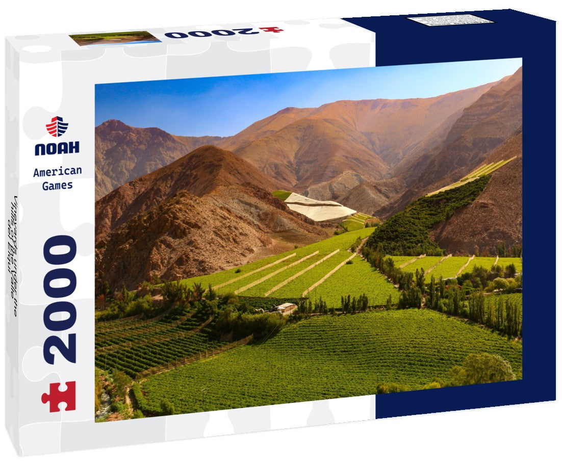 Vineyards under the hills of the Valle del Elqui - Chile 2000pc Puzzle