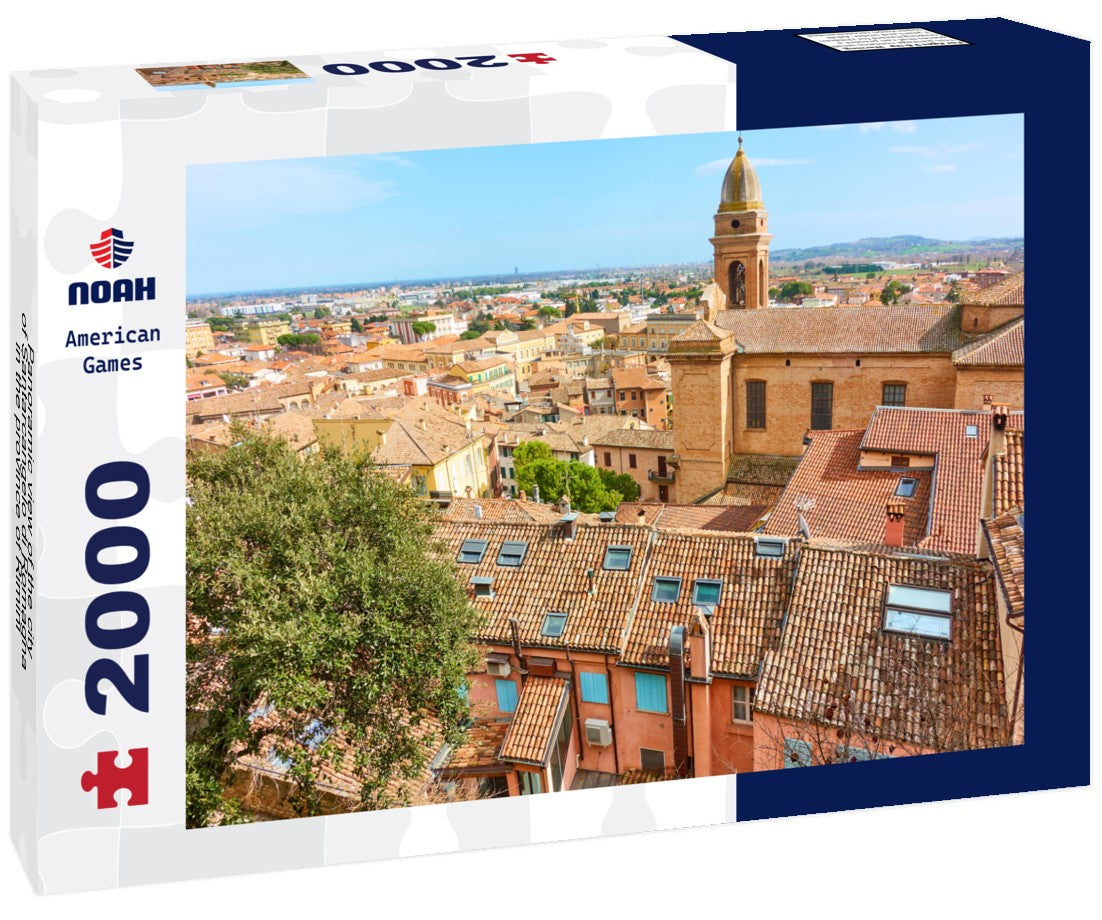 the city of Santarcangelo di Romagna in the province of Rimini, Italy 2000pc Puzzle