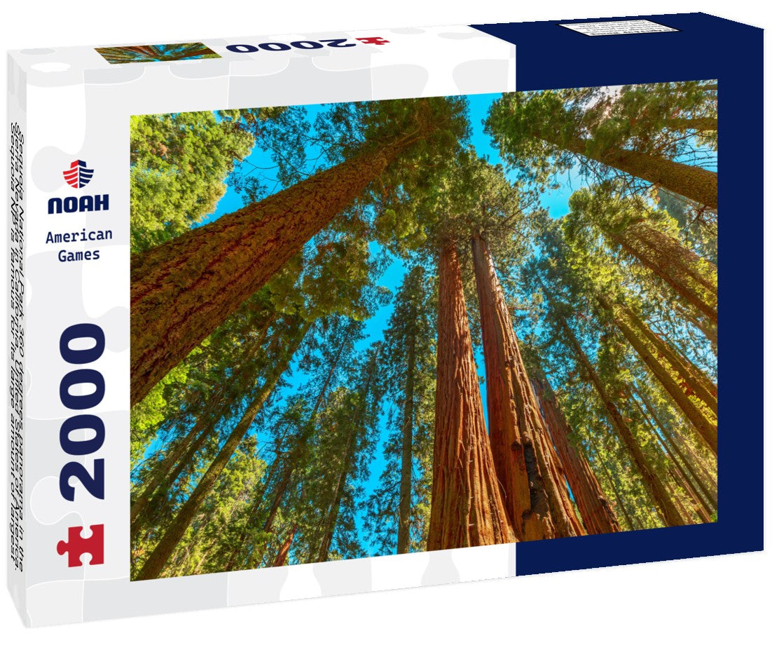 Sequoia National Park 360 degrees in the Sierra Nevada in California, United States of America. Sequoia NP is famous for its large amount of largest sequoia trees in the world 2000pc Puzzle