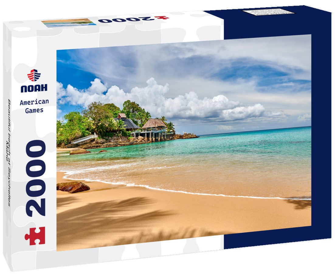 Beautiful beach at Seychelles, Mahe 2000pc Puzzle