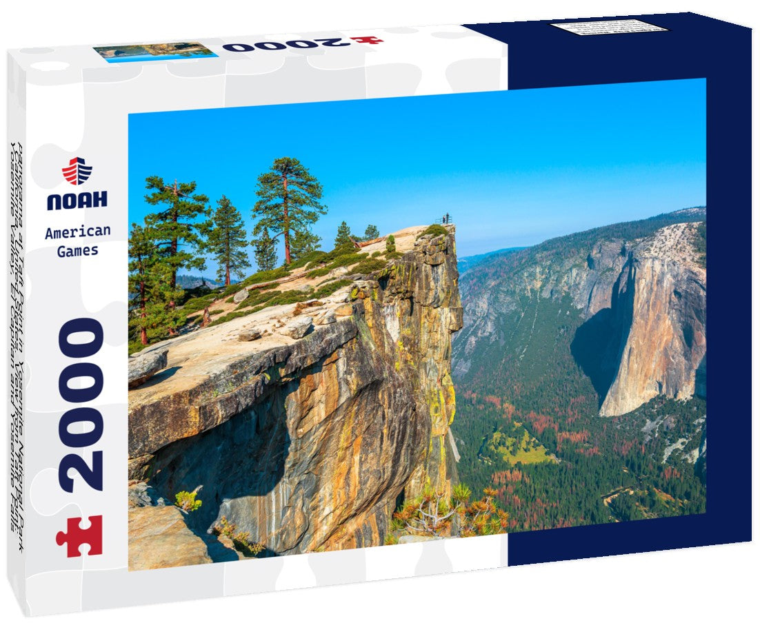 Taft Point in Yosemite National Park, California, United States. View from Taft Point: Yosemite Valley, El Capitan and Yosemite Falls 2000pc Puzzle
