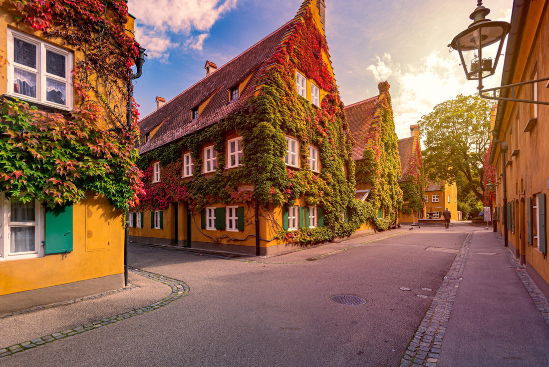 The Fuggerei is the oldest social housing complex in the world that is still in use. It is a walled enclave in Augsburg, Bavaria, Germany 2000pc Puzzle