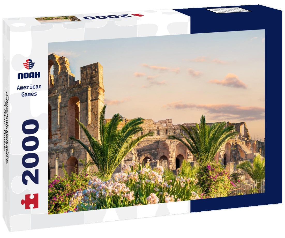 Noah Jigsaw Puzzle Panoramic view of the Roman amphitheater in El Djem. Tunisia 2000 pieces