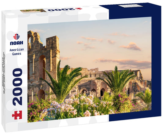Noah Jigsaw Puzzle Panoramic view of the Roman amphitheater in El Djem. Tunisia 2000 pieces