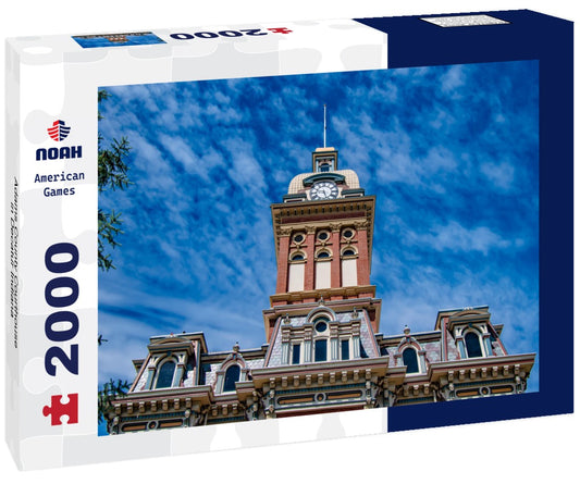 Noah Jigsaw Puzzle Adams County Courthouse in Decatur Indiana 2000 pieces