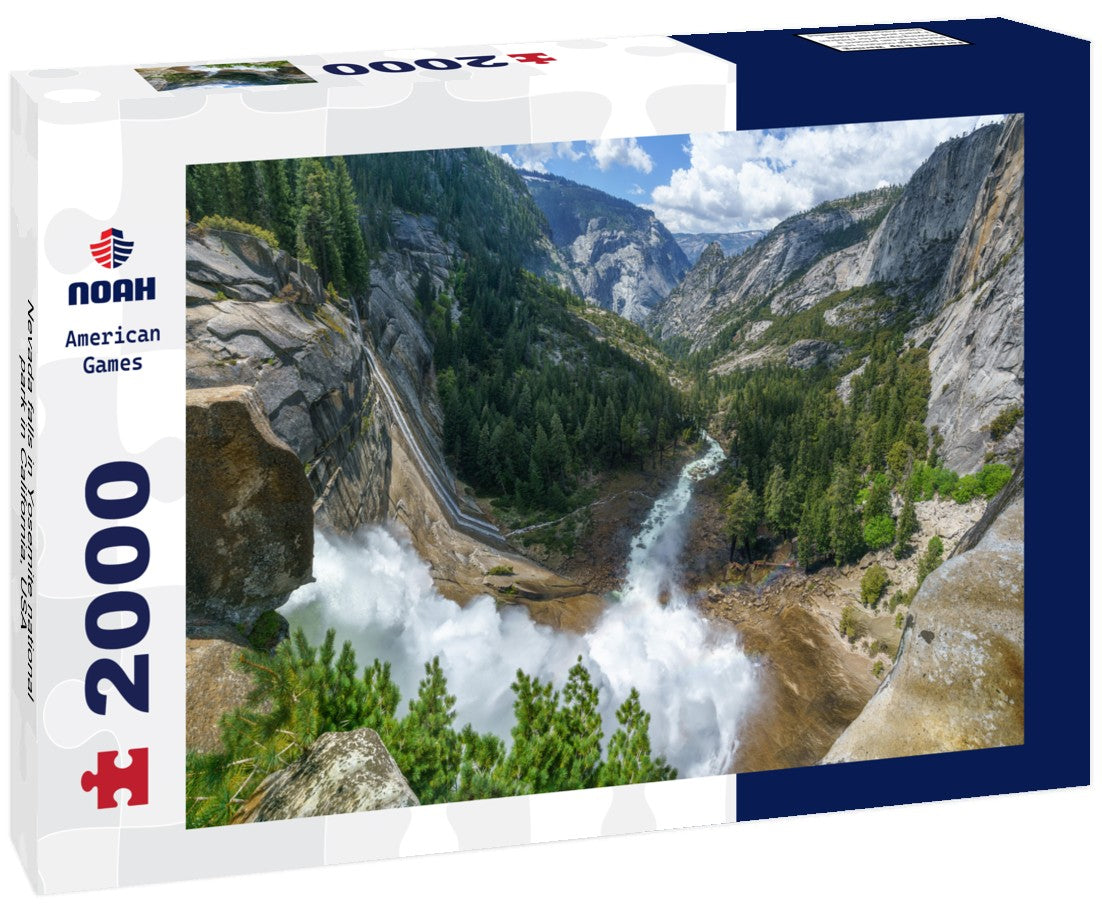 Nevada falls in Yosemite national park in California, USA 2000pc Puzzle