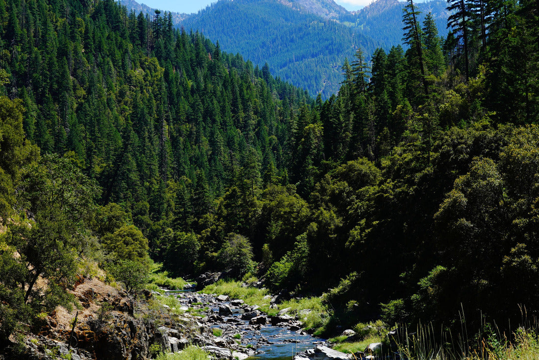 Beautiful Scott River with a view of the Marble Mountains. The Scott River is located in Siskiyou County California 2000pc Puzzle