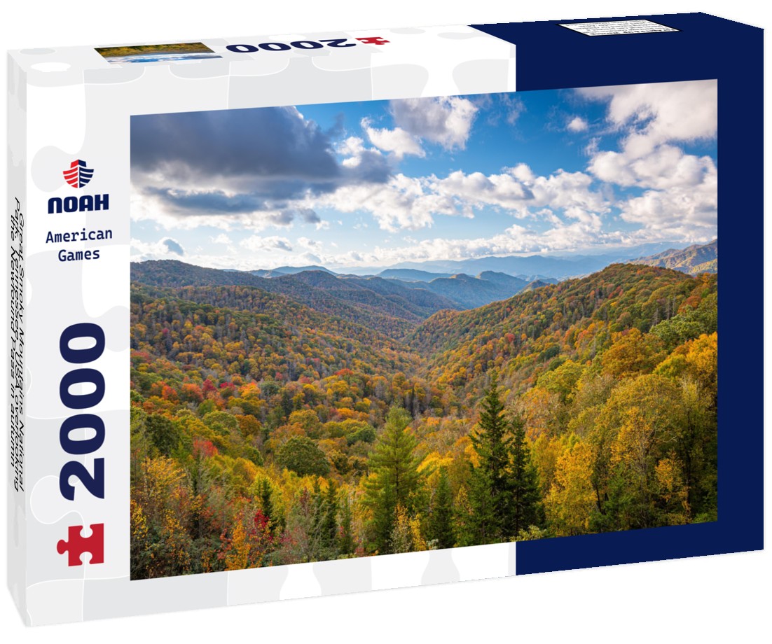Noah Jigsaw Puzzle Great Smoky Mountains National Park, Tennessee, USA overlooking the Newfound Pass in autumn 2000 pieces