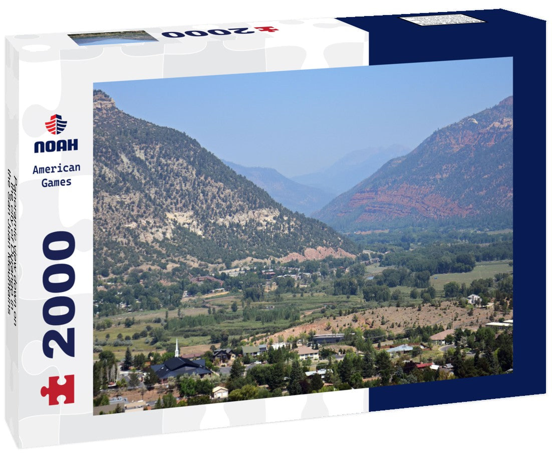 down on the city of Durango in the San Juan Mountains of southern Colorado 2000pc Puzzle