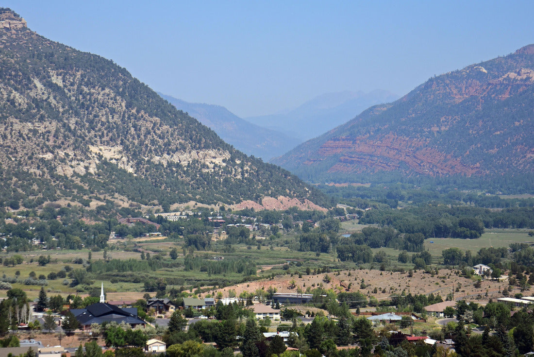 down on the city of Durango in the San Juan Mountains of southern Colorado 2000pc Puzzle