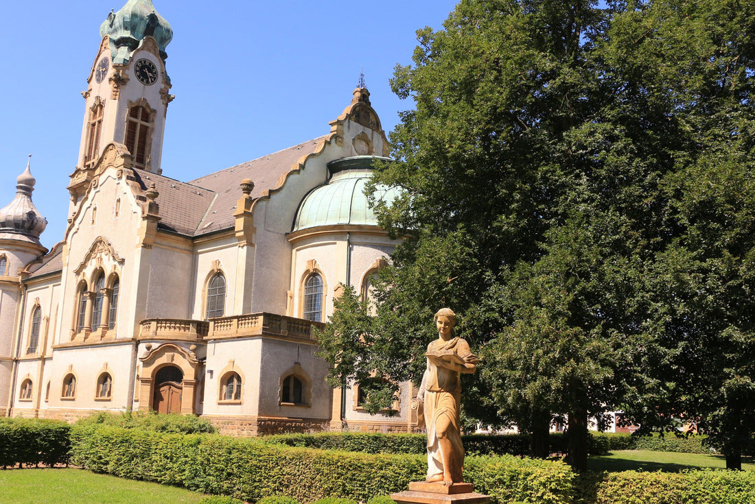 the Protestant church in the center of Hockenheim 2000pc Puzzle