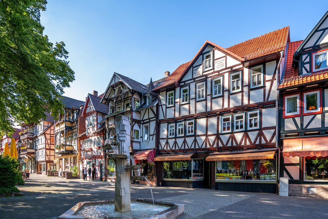 Historical city at the public garden in Bad Sooden Allendorf, Hessen, Germany 2000pc Puzzle