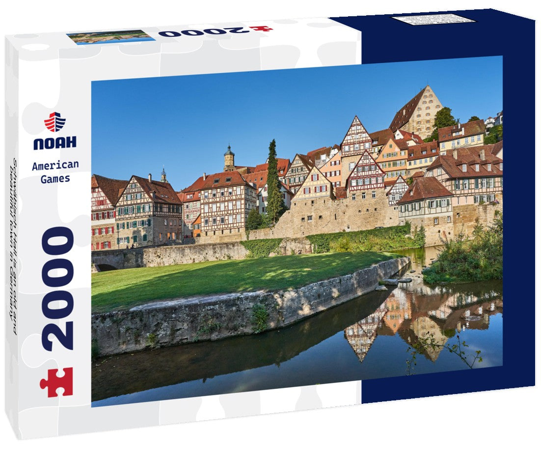 Schwäbisch Hall is an old and beautiful town in Germany 2000pc Puzzle