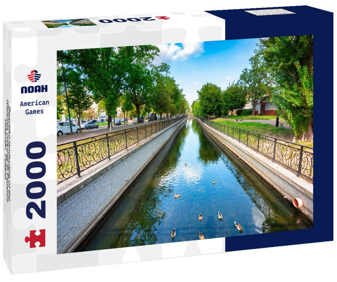 Noah Jigsaw Puzzle Beautiful landscape of the Radunia channel in Pruszcz Gdanski, Poland 2000 pieces