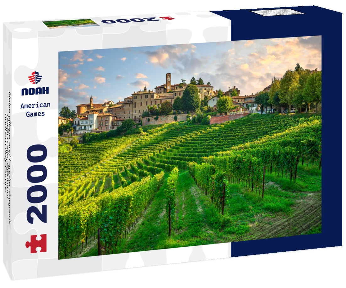 Neive village and Langhe vineyards, Unesco site, Piedmont, northern Italy Europe 2000pc Puzzle