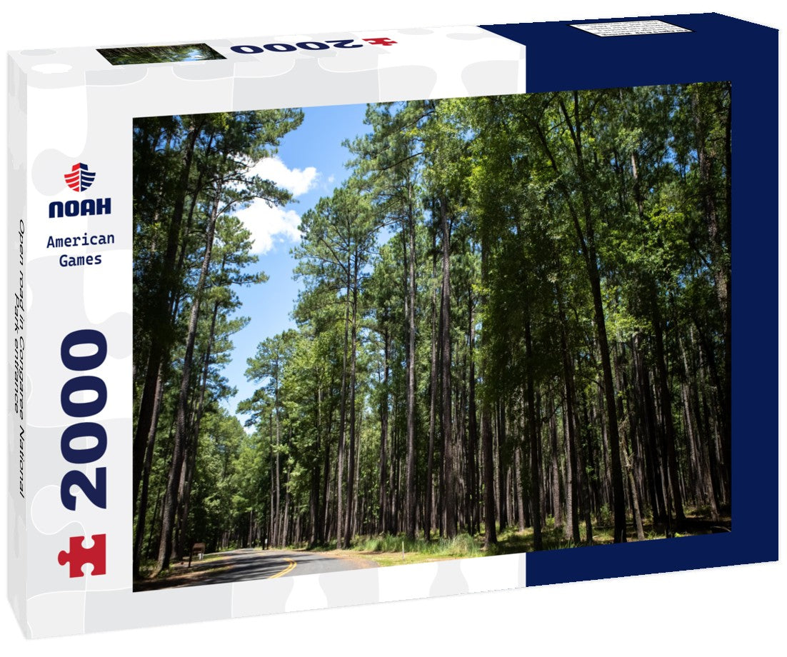 Open road in Congaree National Park entrance 2000pc Puzzle