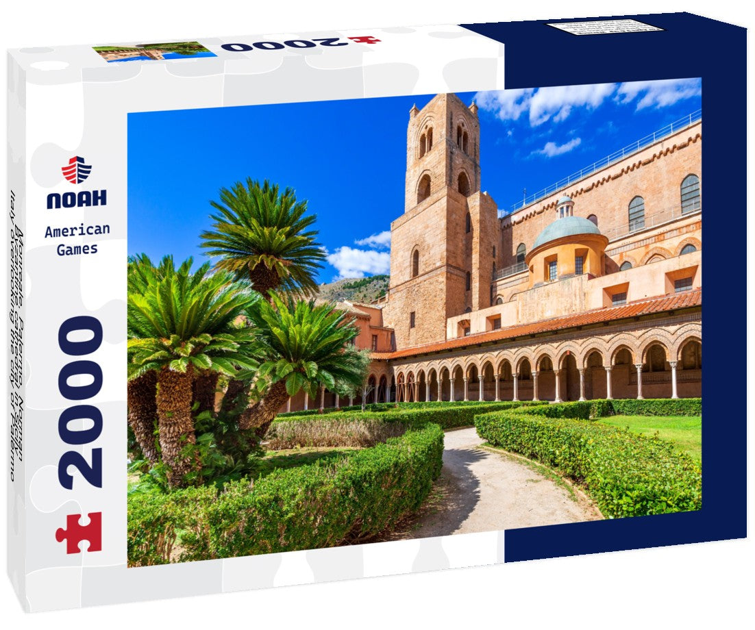 Monreale, Palermo. Norman-Byzantine cathedral in Sicily, Italy overlooking the city of Palermo 2000pc Puzzle