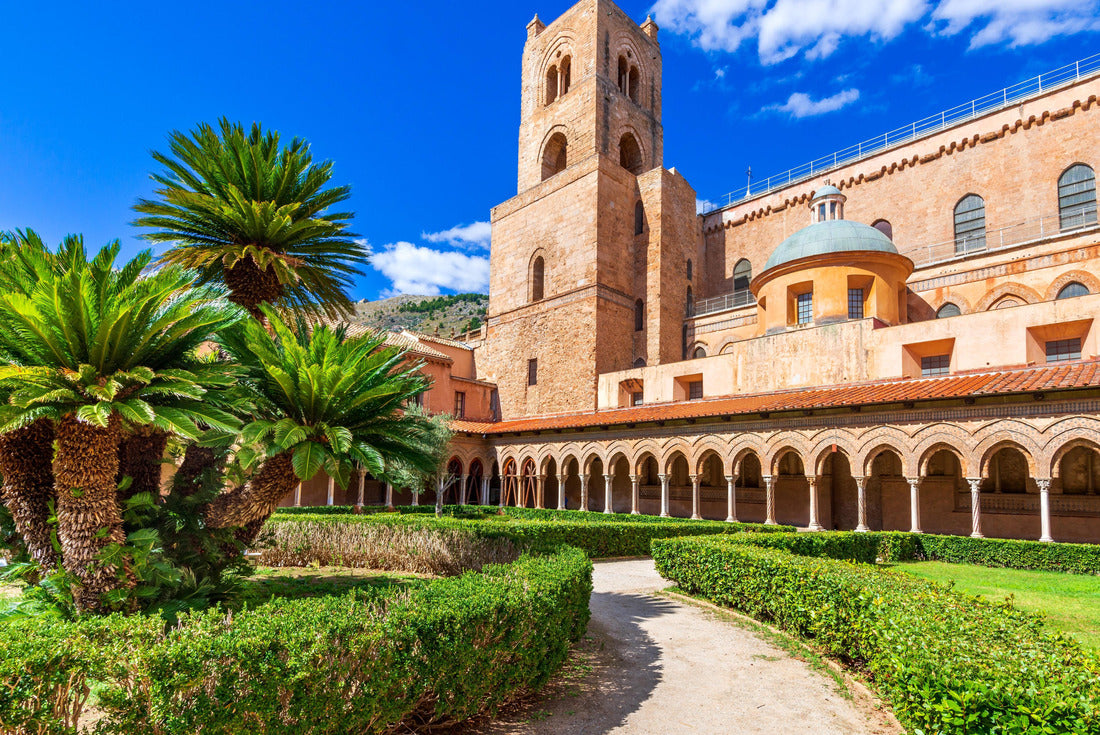 Monreale, Palermo. Norman-Byzantine cathedral in Sicily, Italy overlooking the city of Palermo 2000pc Puzzle